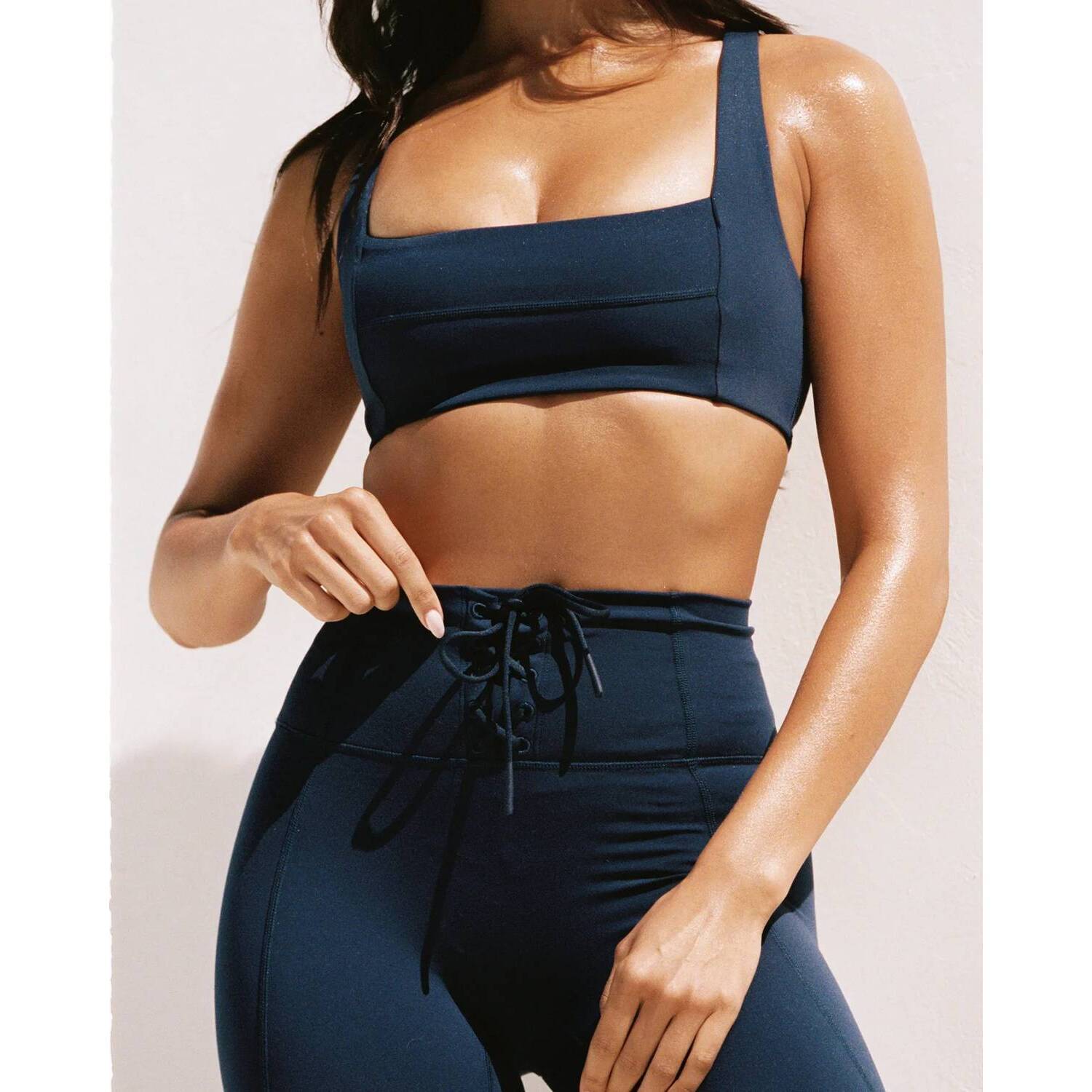 New L*Space Uppercut Sports Bra In Midnight Blue